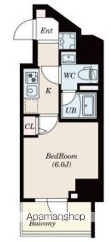 S-RESIDENCE松戸COSMEA(1K/3階)の間取り写真