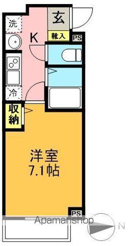 T＇S CUORE梅ヶ丘(1K/3階)の間取り写真