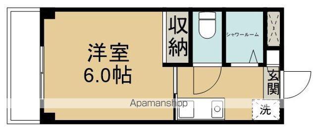 マンションまつもと(1K/3階)の間取り写真