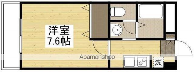 フォンテーヌ植松(1K/1階)の間取り写真