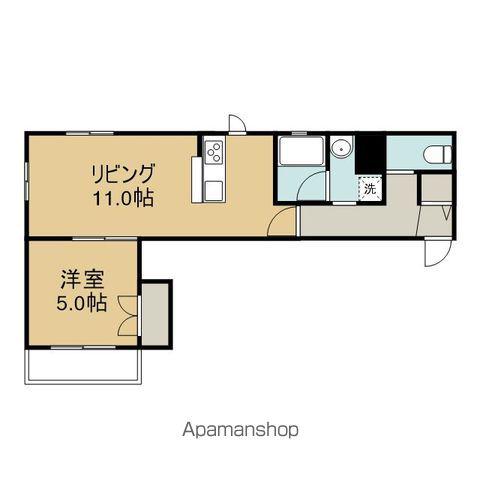 H&K当代島(1LDK/3階)の間取り写真