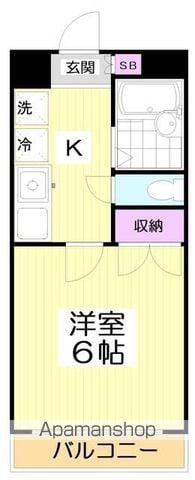 ヴェルドミール和泉(1K/3階)の間取り写真