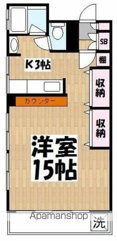 第一力蔵ビル(ワンルーム/8階)の間取り写真