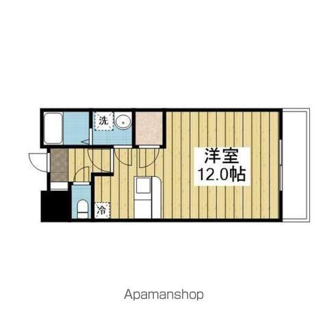 ピリカコスモス(1K/4階)の間取り写真