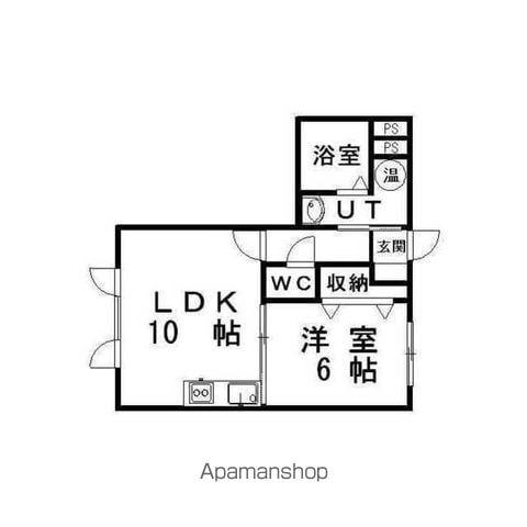 07レジェンド(1LDK/2階)の間取り写真