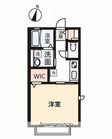 TOWN COURT(1K/2階)の間取り写真