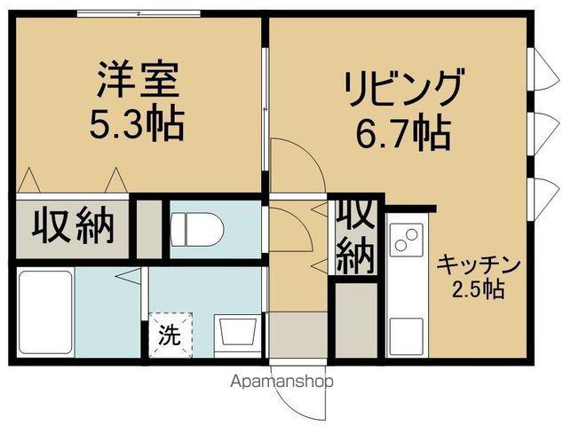 ペラッツィ杉並(1LDK/2階)の間取り写真