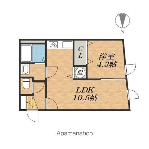 IVY W(1LDK/2階)の間取り写真