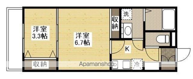 RESIDENCE KOJIMA(2K/1階)の間取り写真