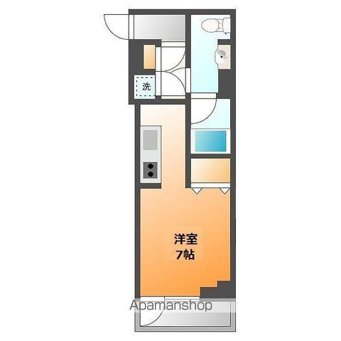 ステップ1(1K/2階)の間取り写真