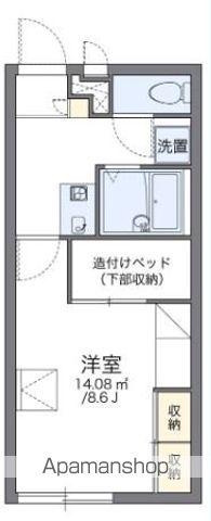 レオパレスMORI・A(1K/2階)の間取り写真