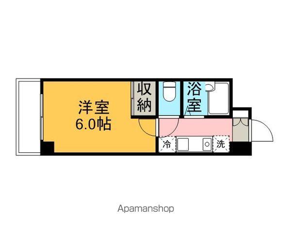 AD浦安(1K/3階)の間取り写真