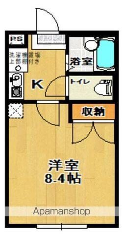 レーヴ・BELL(1K/1階)の間取り写真