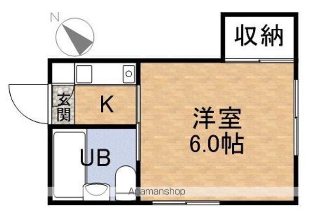 ことぶきマンション(ワンルーム/3階)の間取り写真