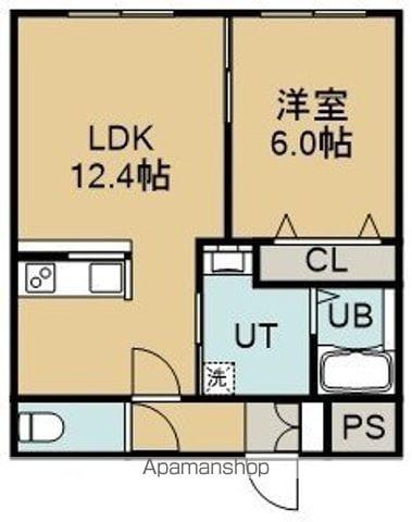 PREMIER CHOUETTE プルミエシュエット(1LDK/3階)の間取り写真