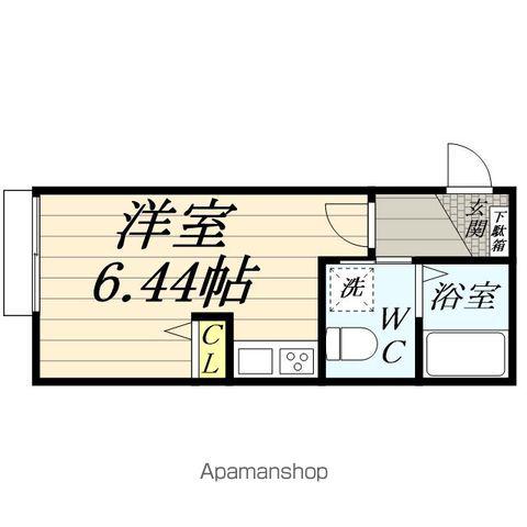 DAIYU8番館(ワンルーム/1階)の間取り写真