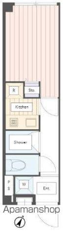 APARTMENT KYODO SETAGAYA 1(2LDK/2階)の間取り写真