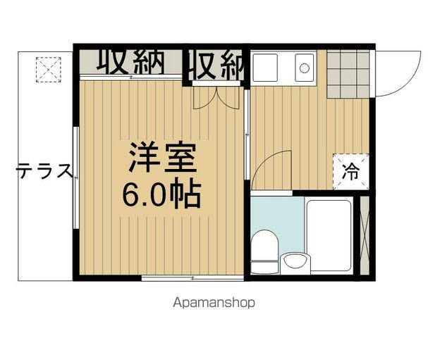 横川コーポ(1K/1階)の間取り写真