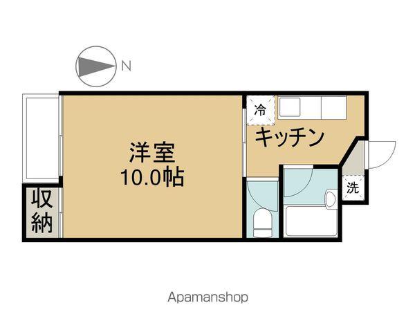 コーポT&T(1K/3階)の間取り写真