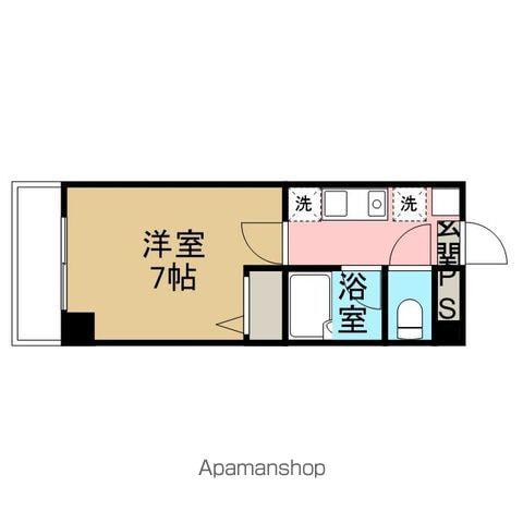 エスタブロ(1K/2階)の間取り写真