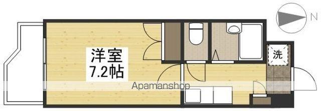 昭和ハイム東古松(1K/2階)の間取り写真