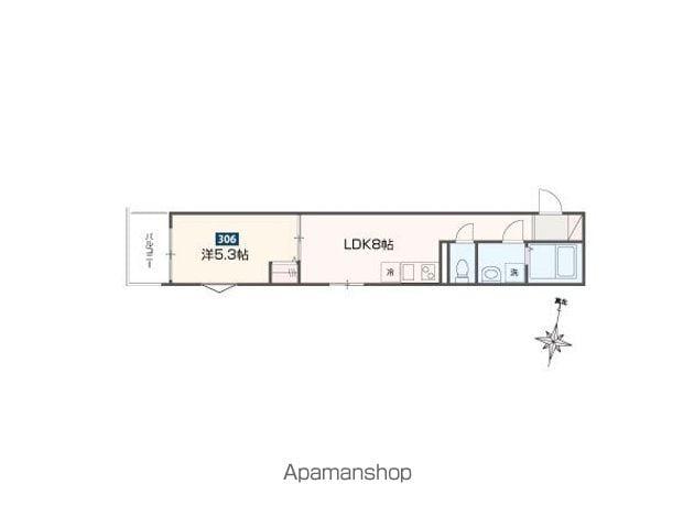 クラブレジデンス東青梅(1LDK/3階)の間取り写真
