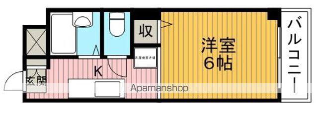 エスカーラ蛍池(1K/3階)の間取り写真
