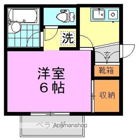 ハイツエクセレント(1K/1階)の間取り写真