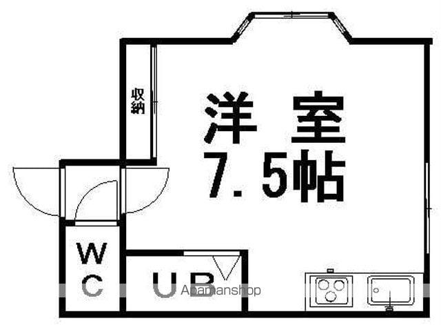 サンホームマンションNO.7(ワンルーム/3階)の間取り写真