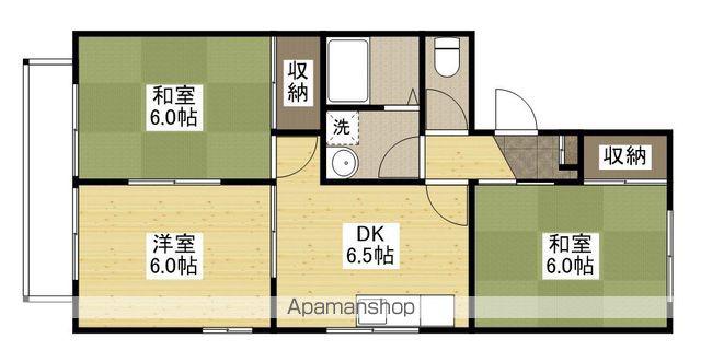 セジュール入江C(3DK/2階)の間取り写真