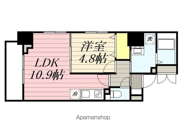 千葉中央・大庄マンション(1LDK/7階)の間取り写真