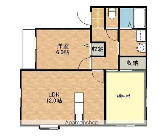 コーポエグゼ(2LDK/1階)の間取り写真