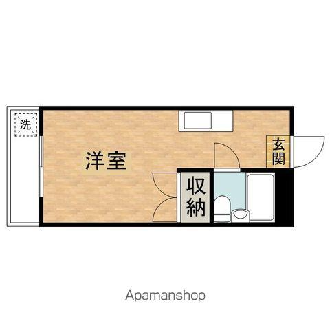 サニーサイド(ワンルーム/2階)の間取り写真