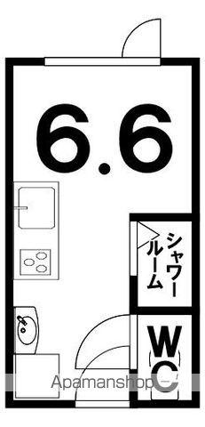 根室本線 帯広駅 徒歩21分 2階建 築12年(ワンルーム/2階)の間取り写真
