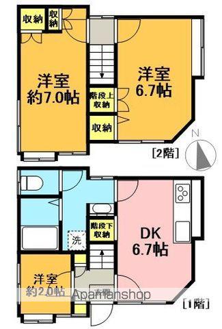 コスモフローラルⅡ(2SDK)の間取り写真