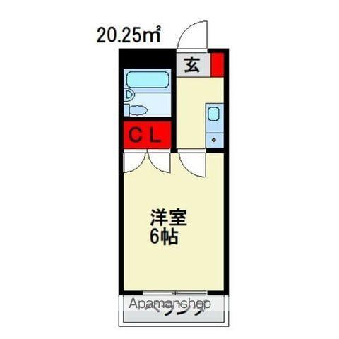 プレジールメゾン旭(1K/2階)の間取り写真