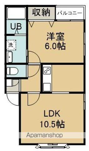 アイパーク(1LDK/2階)の間取り写真