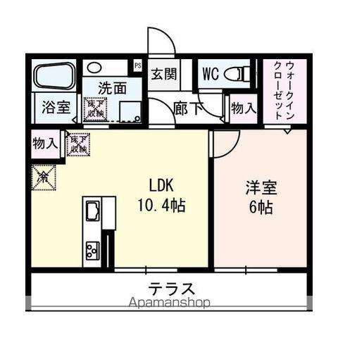 BLEZIO 7(1LDK/2階)の間取り写真