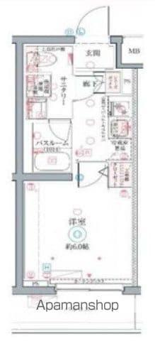 CREVISTA井荻(1K/1階)の間取り写真