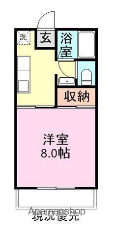 エクセル真田(1K/1階)の間取り写真