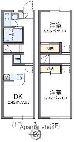 レオパレスレクエルド(2DK/1階)の間取り写真