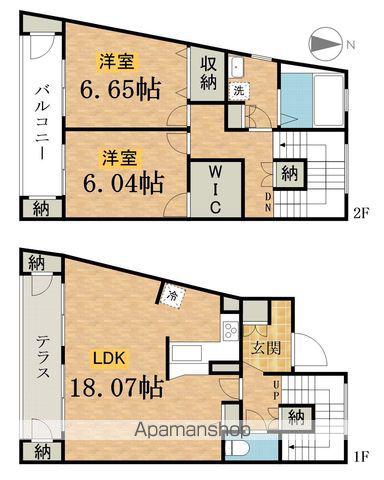 ＡＧＥ　ＤＯＲ　Ｄ棟(2LDK)の間取り写真