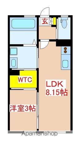 YSTR Ⅰ(1LDK/1階)の間取り写真