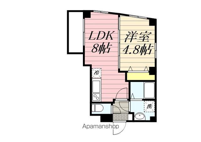 LILAC(1LDK/4階)の間取り写真