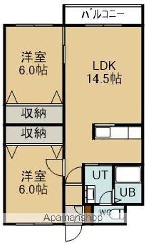 AVANT GARDEⅢ(2LDK/5階)の間取り写真