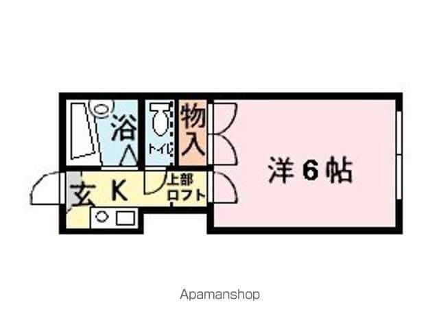 パールコート(1K/1階)の間取り写真