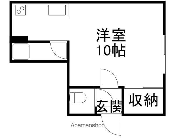 トークフラット文京台(1K/1階)の間取り写真