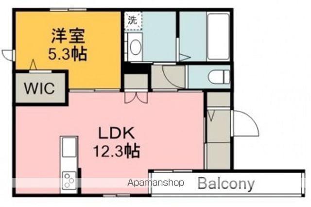 ヘーベルメゾンパディフィールド(1LDK/2階)の間取り写真