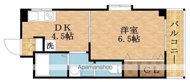 BRI・MA城東(1DK/4階)の間取り写真