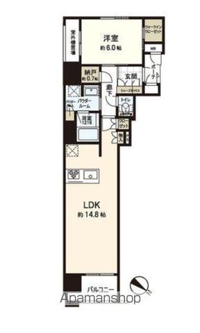 MJR博多ザ・レジデンス(1LDK/5階)の間取り写真